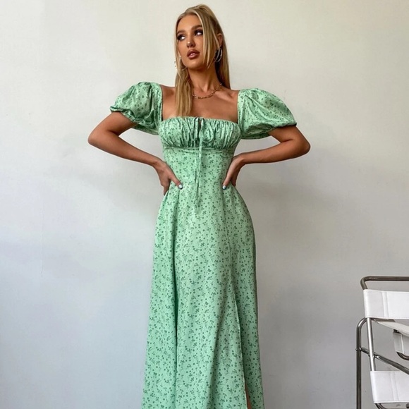 Maxi sundress with slit - Picture 2 of 4